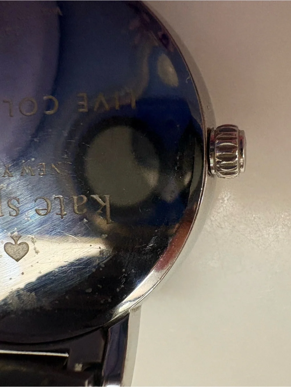 Kate Spade Gramercy Silver and White Crystal Women’s Watch